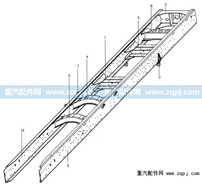 AZ9219510020,車架總成,濟南馳納重型汽車進出口貿(mào)易有限公司