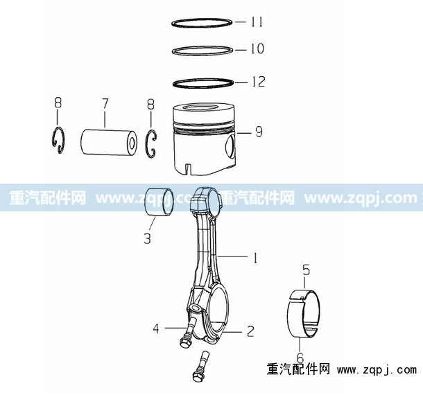 VG1540030030,活塞CNG,濟南馳納重型汽車進出口貿(mào)易有限公司