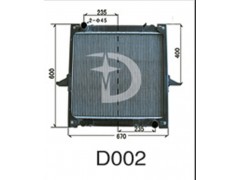 D002,散熱器,濟南鼎鑫汽車散熱器有限公司