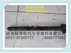 WG9981340226,制動(dòng)凸輪軸(左),濟(jì)南瑞萊特汽車零部件有限公司