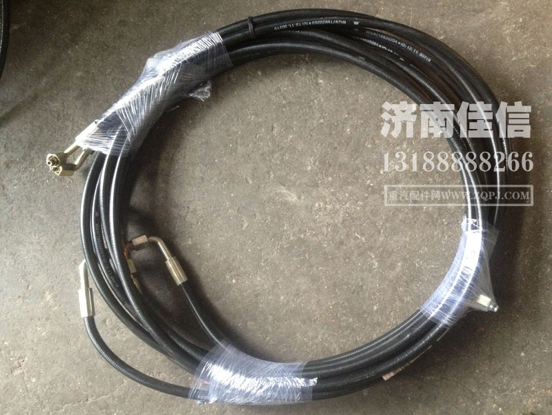 WG9719820203,豪沃駕駛室舉升軟管,濟(jì)南同馳汽車配件有限公司