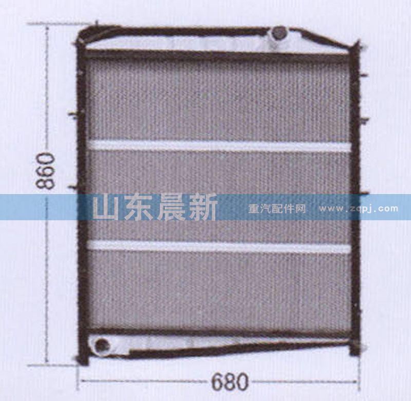 WG9625530385,散熱器水箱,濟(jì)南科宇汽車配件有限公司