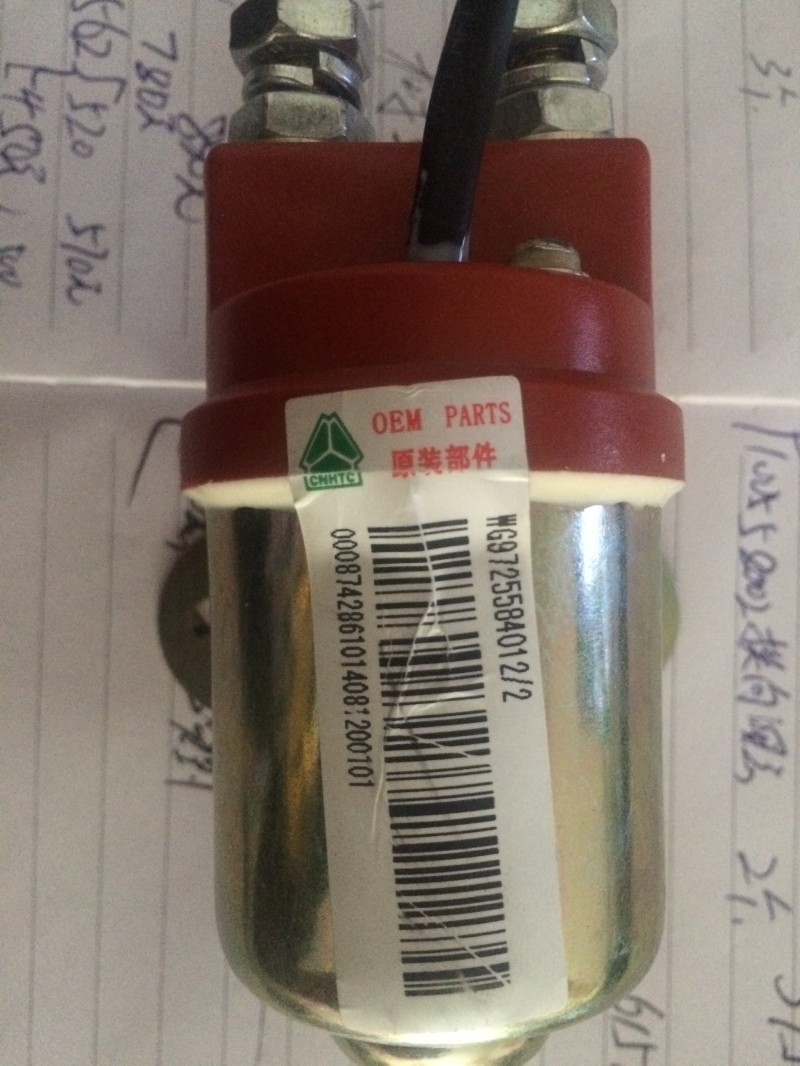 WG9725584012,預(yù)熱繼電器,濟(jì)南佑豐經(jīng)貿(mào)有限公司（原鎬煜）