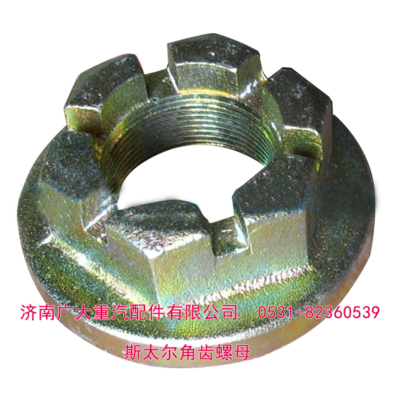 179000320013,斯太爾角齒螺母 貫通軸螺母,濟(jì)南鑫巨鼎汽車配件有限公司