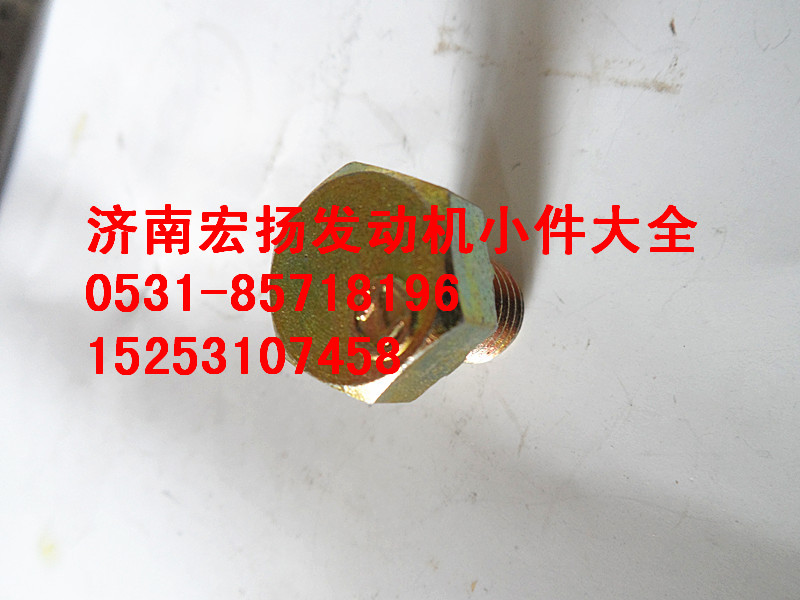 612600110961,12*15隔熱罩螺栓,濟南耀順汽車配件有限公司（重汽、濰柴發(fā)動機小件專賣）