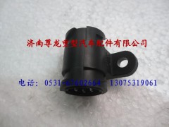 81.27131.0007,陜汽德龍F(tuán)3000行駛記錄儀電纜連接器,濟(jì)南尊龍(原天盛)陜汽配件銷(xiāo)售有限公司