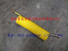 DZ9100360159,陜汽重卡德龍奧龍螺旋管總成（黃色),濟(jì)南尊龍(原天盛)陜汽配件銷售有限公司