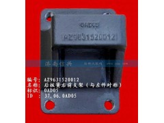 AZ9631520012,后板簧右前支架（兩片主簧）,濟南信興汽車配件貿(mào)易有限公司