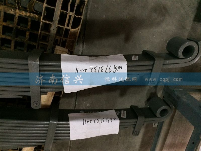 WG9731522011,前鋼板彈簧總成（HOWO8乘4  新前軸 11片）,濟(jì)南信興汽車配件貿(mào)易有限公司