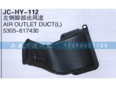 5305-617430,左側(cè)腳部出風道,濟南沅昊汽車零部件有限公司