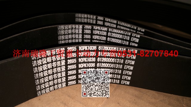 612600061318,多楔帶皮帶,濟(jì)南瑞隆工貿(mào)重卡動(dòng)力專營