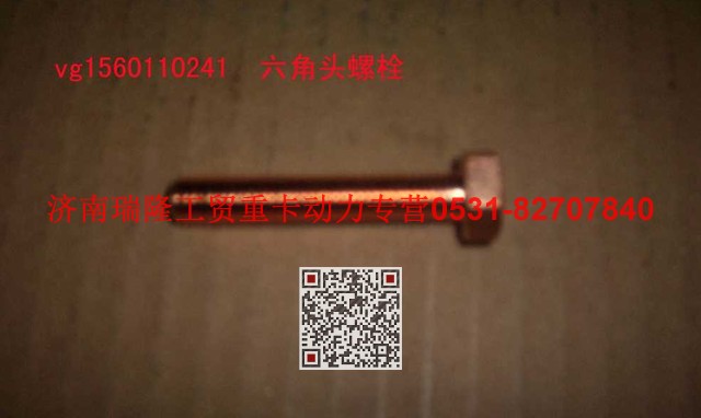 VG1560110241,六角頭螺栓,濟(jì)南瑞隆工貿(mào)重卡動(dòng)力專營