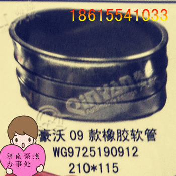 WG9725190912,豪沃09款橡膠軟管,濟(jì)南凱爾特商貿(mào)有限公司