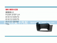 81615100862,腳踏板,丹陽市曼卡汽車部件有限公司