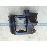上汽紅巖杰獅自卸車三節(jié)式鐵保險杠 保險杠右段