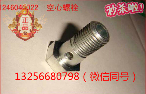 VG1246040022,發(fā)動機缸蓋放氣管空心螺栓,濟南凱爾特商貿有限公司
