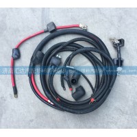 中國重汽豪沃電瓶線，起動機電源線總成