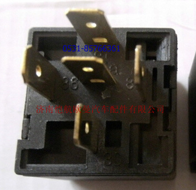 1B24937500005,通用繼電器(5齒)24V40A,濟南愷航歐曼汽車配件有限公司