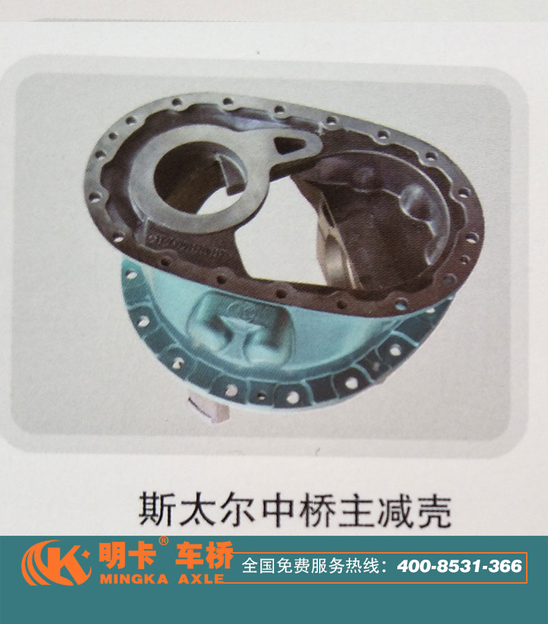 ,斯太爾中橋主減速器殼,濟南華明汽車配件有限公司