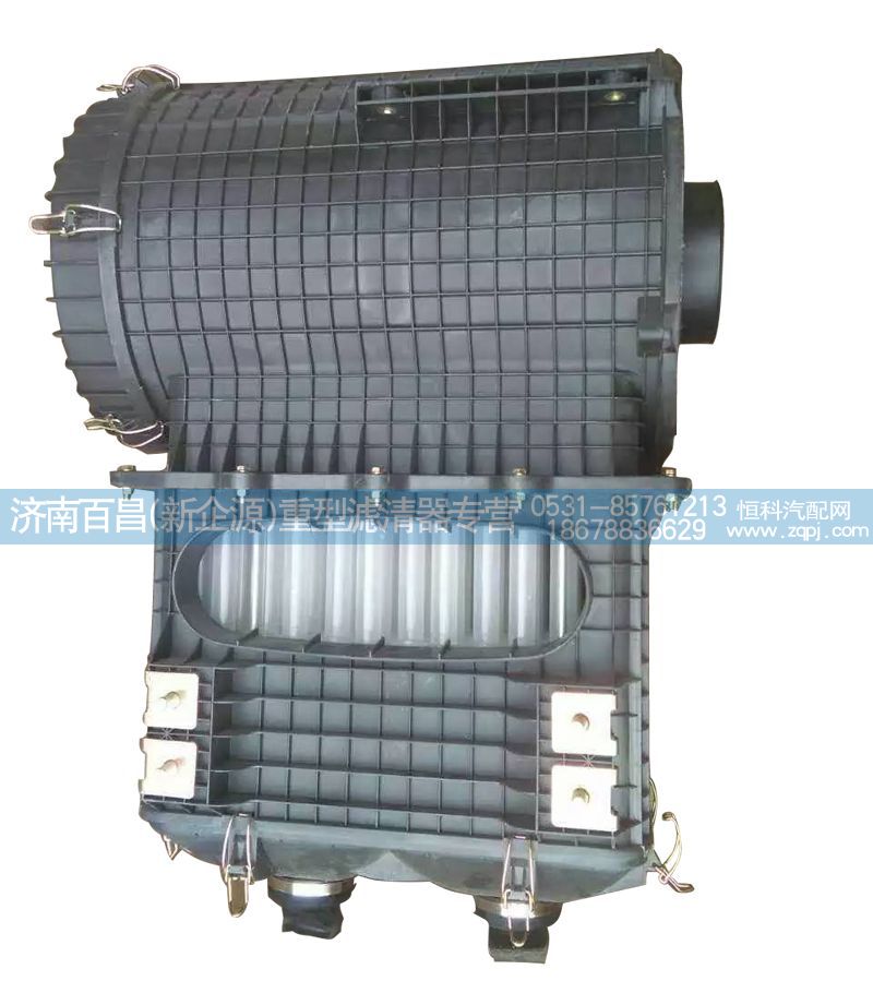 解放J6--50V,沙漠空濾器總成,濟南百昌（新企源）重型濾清器專營店