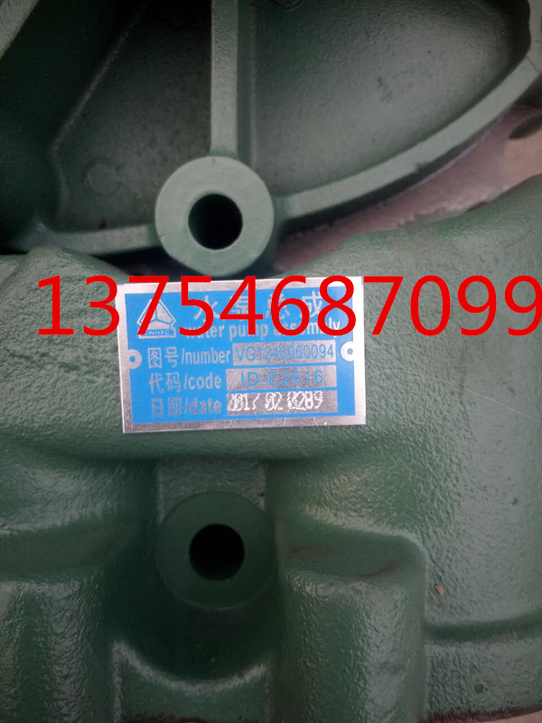 VG1246060094,水泵總成,山東鑫豪沃（原福達）重配工貿(mào)有限公司