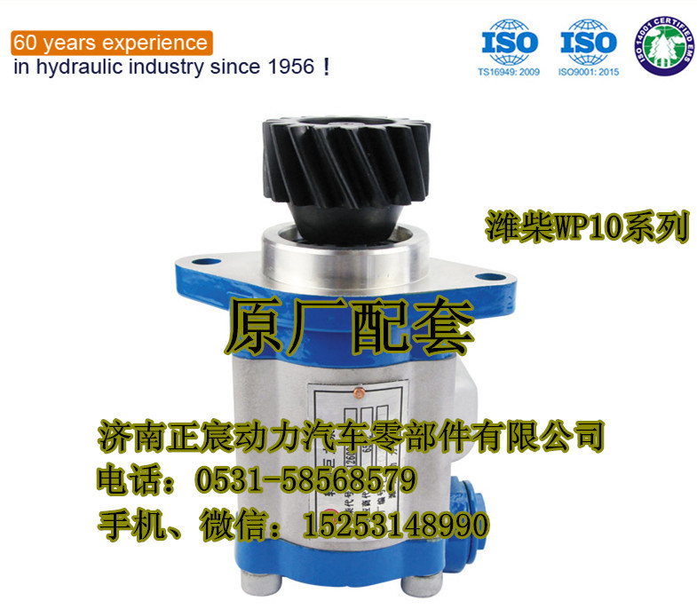 612600130509、QC20/15-WD12A,轉向齒輪泵/巨力泵/助力泵,濟南正宸動力汽車零部件有限公司