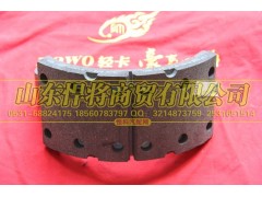 11053-3502120,HOWO豪沃輕卡后制動(dòng)蹄帶襯片總成,山東悍將商貿(mào)有限公司