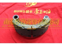 11053-3502120,HOWO豪沃輕卡后制動(dòng)蹄帶襯片總成,山東悍將商貿(mào)有限公司