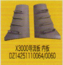 德龍X3000系列車駕駛室飾件，X3000導(dǎo)流板內(nèi)板/DZ14251110064/0060