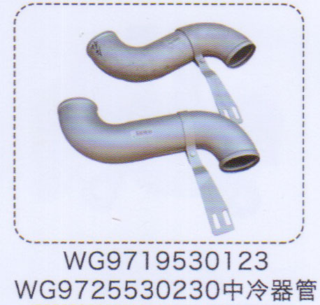 中冷器管WG9719530123【重汽儲氣筒】/WG9719530123
