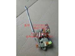 WG1671340036,右側鎖體總成（中控）,濟南冠澤卡車配件營銷中心