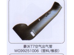 WG99251006,豪沃T7空氣出氣管（塑料，橡膠）,濟(jì)南泉信汽配