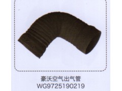 WG9725190219,豪沃空氣出氣管,濟南泉信汽配