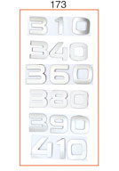 字牌字標(biāo)（馬力標(biāo)，噴漆）8401-300022/8401-300022