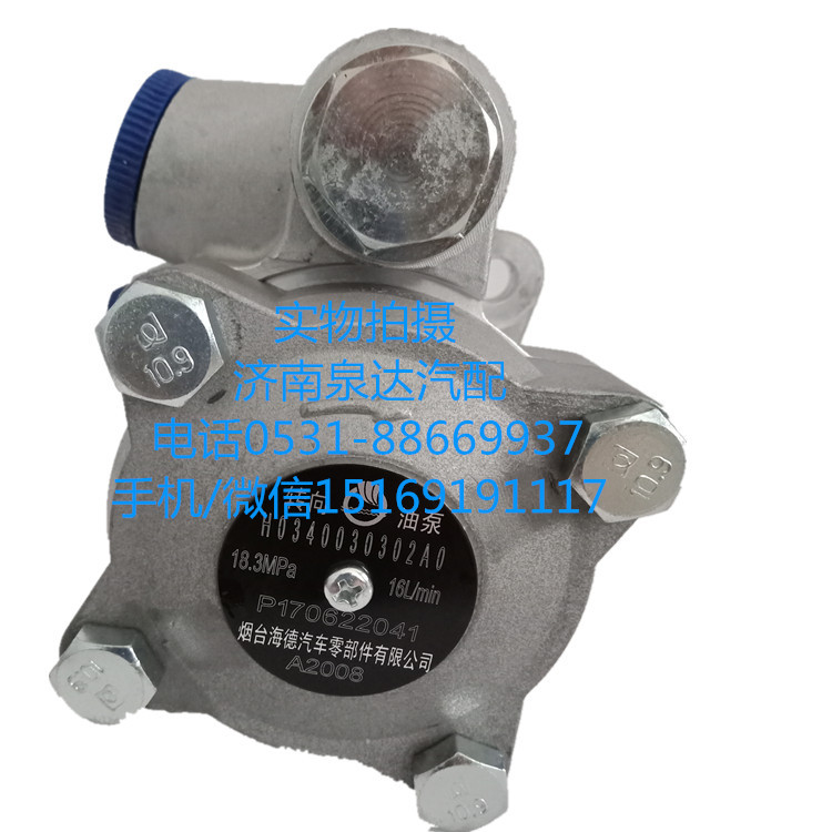 H0340030302A0,轉向助力泵,濟南泉達汽配有限公司