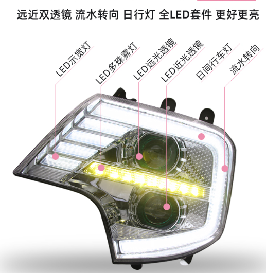 WG9925720001,LED前大燈,濟(jì)南冠澤卡車配件營銷中心