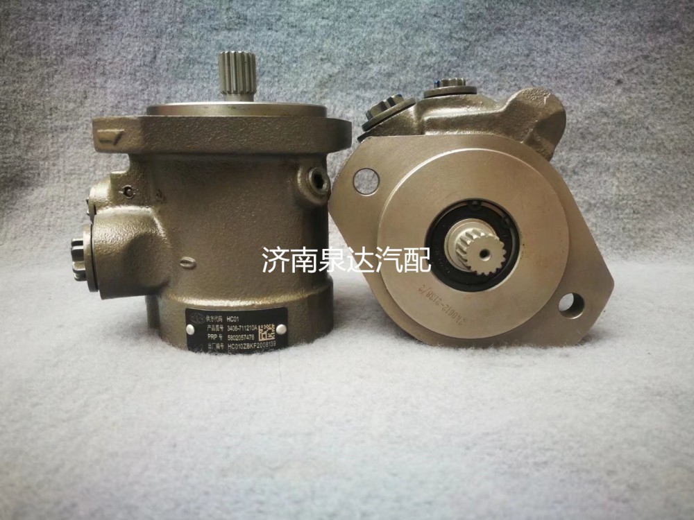 適配上汽紅巖新金剛杰獅杰卡杰豹方向助力泵轉向泵液壓泵/5802057476