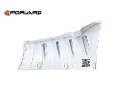 DZ14251110058,Left spoiler corner plate inner plate,濟南向前汽車配件有限公司