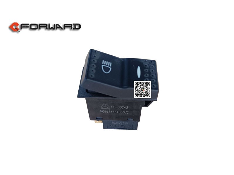 WG9925581050,Auxiliary high beam switch,濟(jì)南向前汽車(chē)配件有限公司