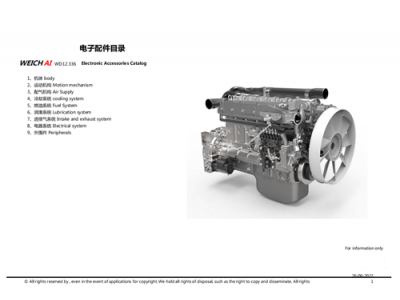 WD12    WP12,Electronic Accessories Catalog,濟南向前汽車配件有限公司