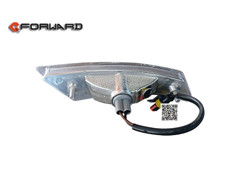 WG9525720034,Sun hood left profile light,濟(jì)南向前汽車(chē)配件有限公司