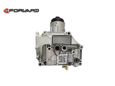 1001081032,Oil filter and cooler assembly,濟南向前汽車配件有限公司