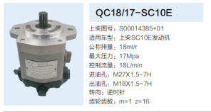 S00014385+01,動力轉(zhuǎn)向齒輪泵,濟南泉達(dá)汽配有限公司