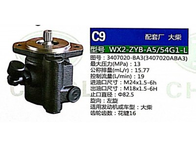 3407020ABA3,轉(zhuǎn)向助力泵,濟(jì)南泉達(dá)汽配有限公司