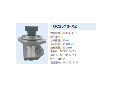 803000307,轉(zhuǎn)向助力泵,濟(jì)南泉達(dá)汽配有限公司