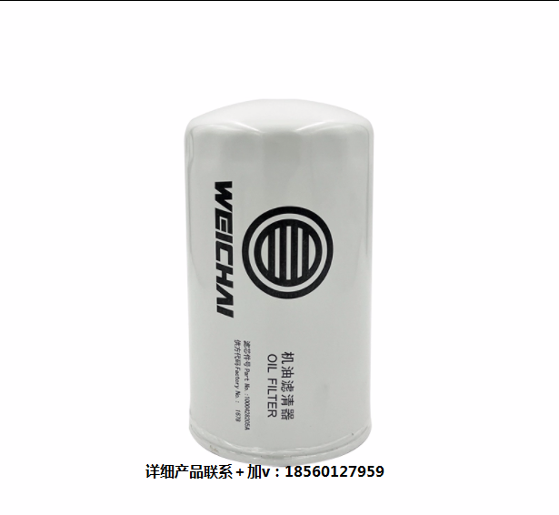 適用陜汽重德龍F3000新M3000X3000發(fā)動機機油濾清器純正原廠配件/