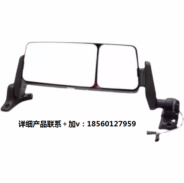 適配陜汽重卡德龍X3000電動(dòng)除霜倒車后視鏡總成原廠全車配件大全/