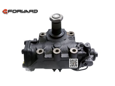 DZ9114470075 循環(huán)球式動(dòng)力轉(zhuǎn)向器,Steering gear,濟(jì)南向前汽車配件有限公司