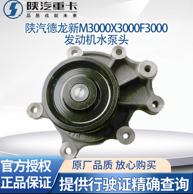 適用陜汽德龍X3000F3000新M3000發(fā)動(dòng)機(jī)水泵頭發(fā)動(dòng)機(jī)水泵總成原廠/