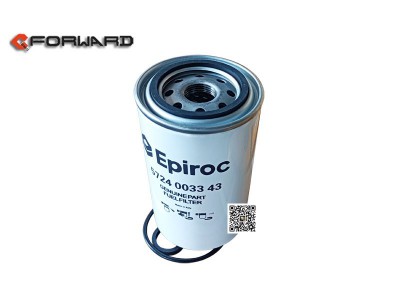 5724 0033 43,Fuel filter element,濟南向前汽車配件有限公司